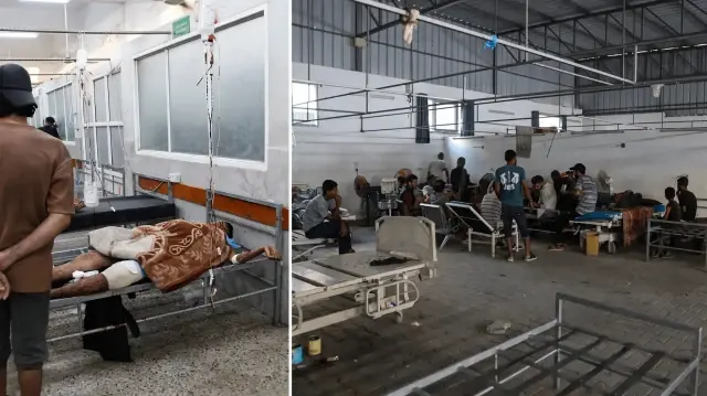 israil saldirilari altindaki gazzede sifa hastanesi bosaltildi iO8QTgKS